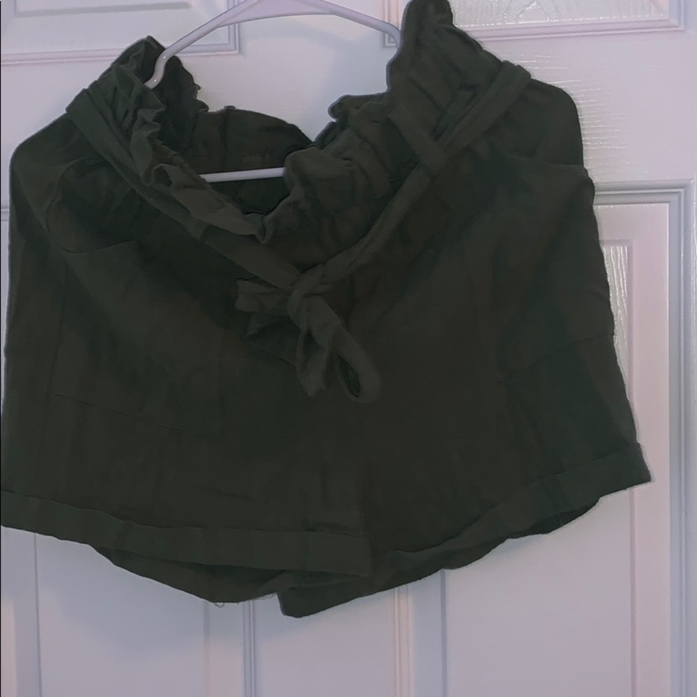 Aeropostale paper-bag shorts